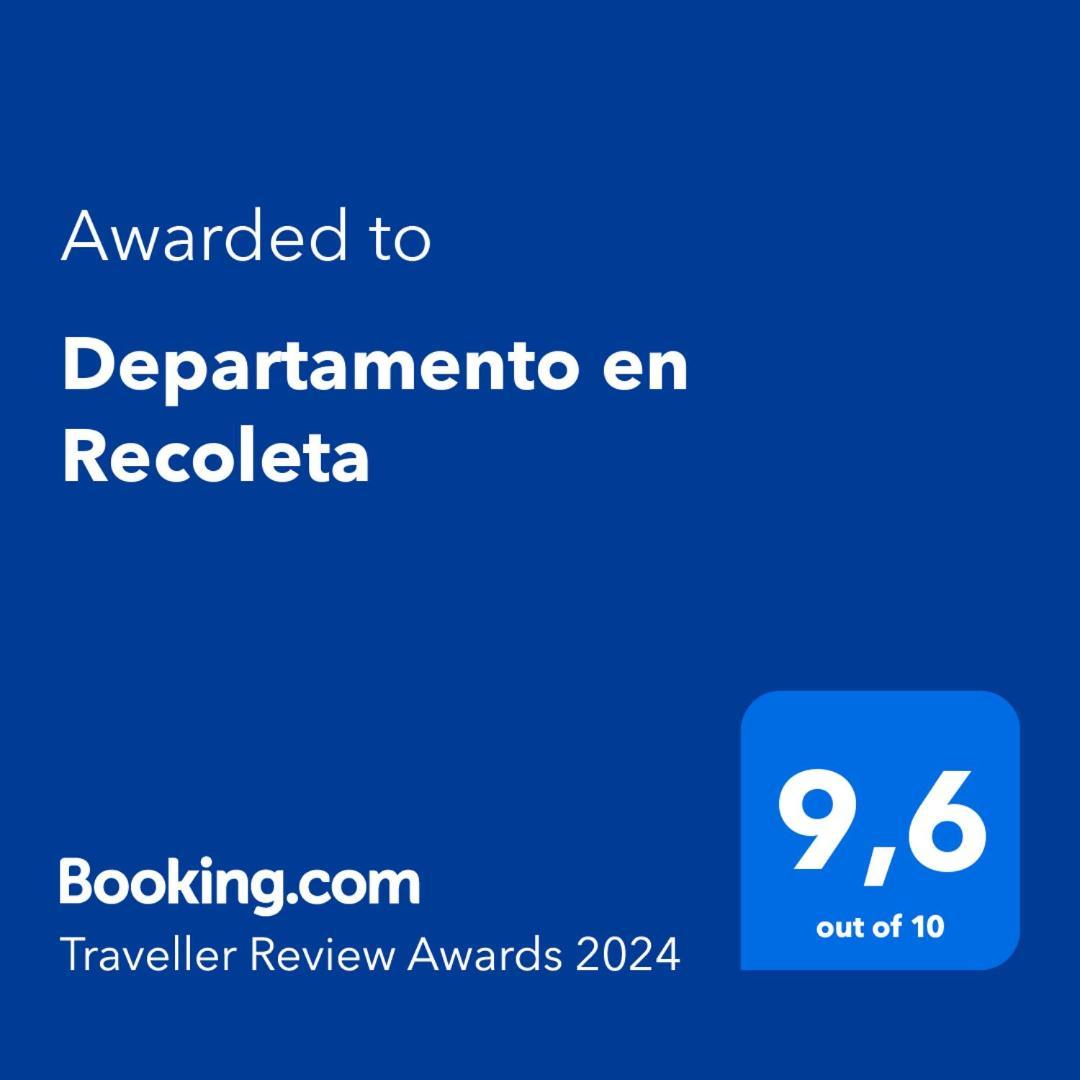 Apartmán Departamento En Recoleta Buenos Aires Exteriér fotografie